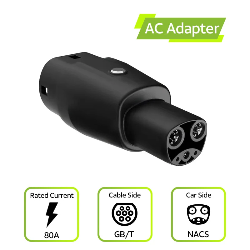 Customized Tesla to GB/T adapter for international market